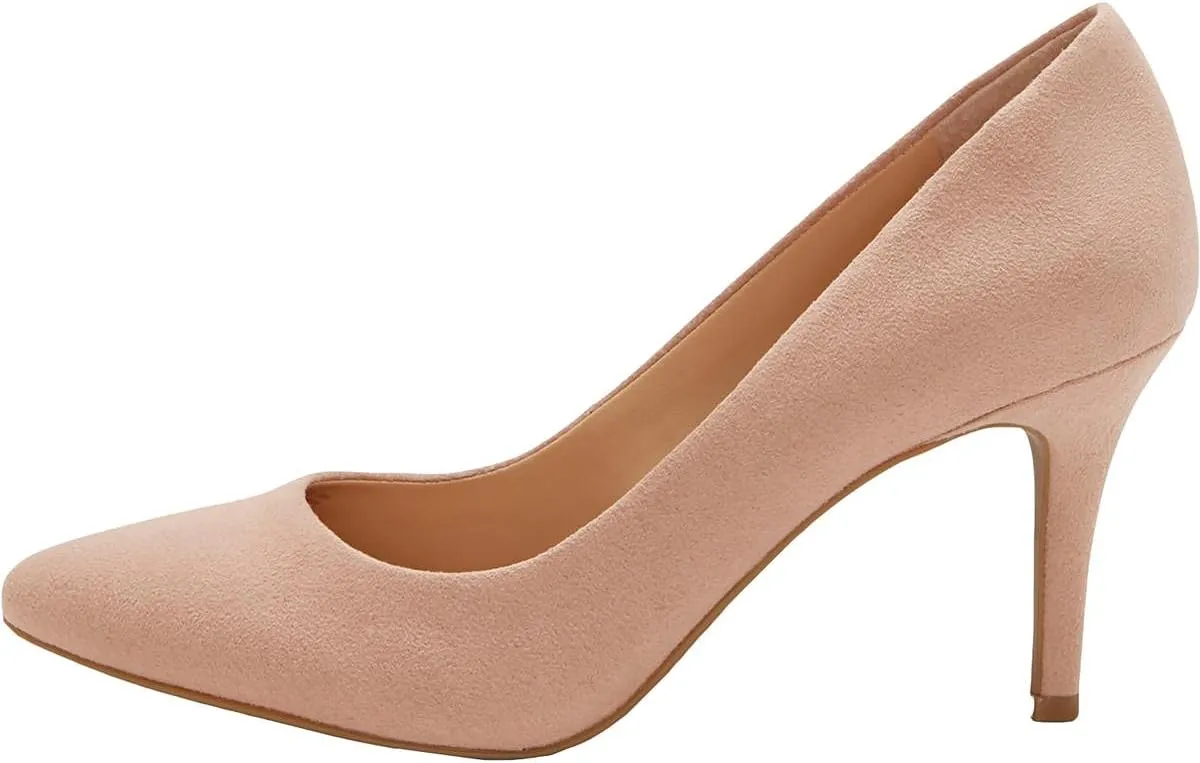 INC Womens Zitah 21 Microsuede Pointed Toe Dress Heels