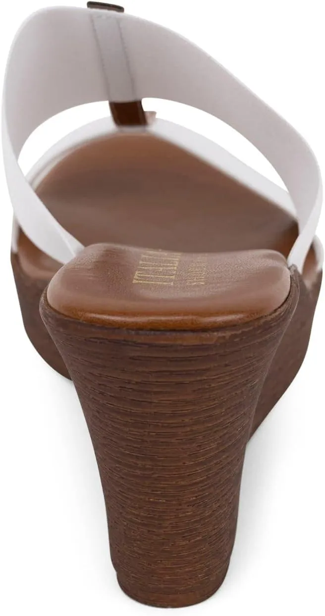 ITALIAN SHOEMAKERS Daizy Womens Elastic Wedge Sandal