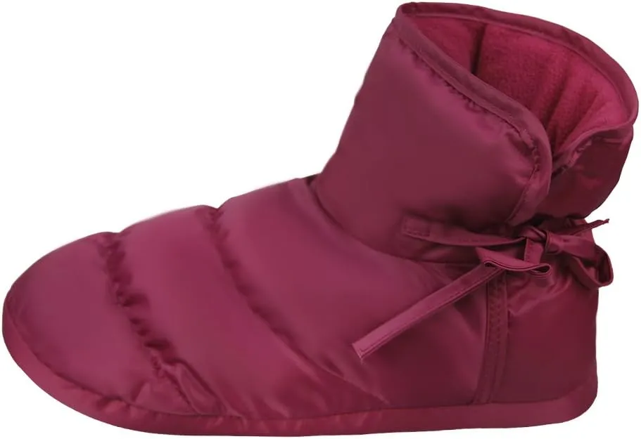 JIAHG Unisex Insulated Down Slippers Snow Ankle Boots Winter Thick Warm Plush Lining House Shoes Cozy Indoor Non-Slip