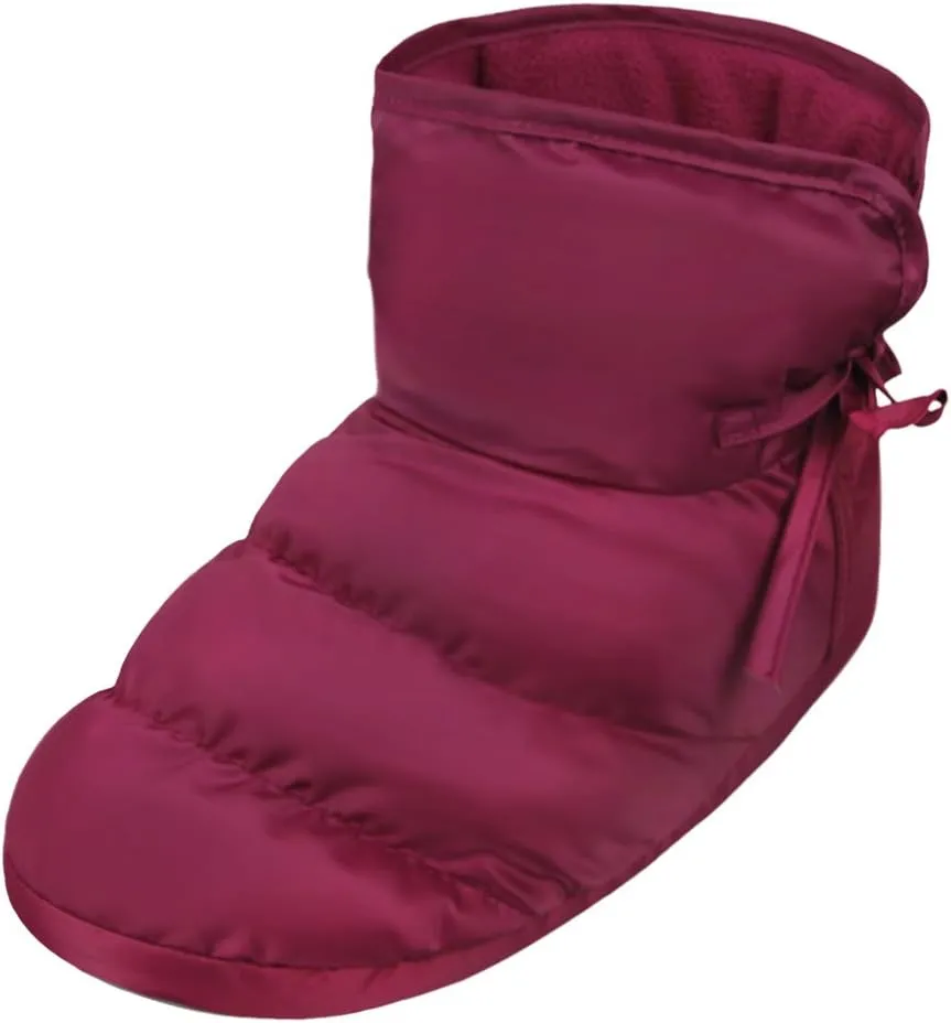 JIAHG Unisex Insulated Down Slippers Snow Ankle Boots Winter Thick Warm Plush Lining House Shoes Cozy Indoor Non-Slip