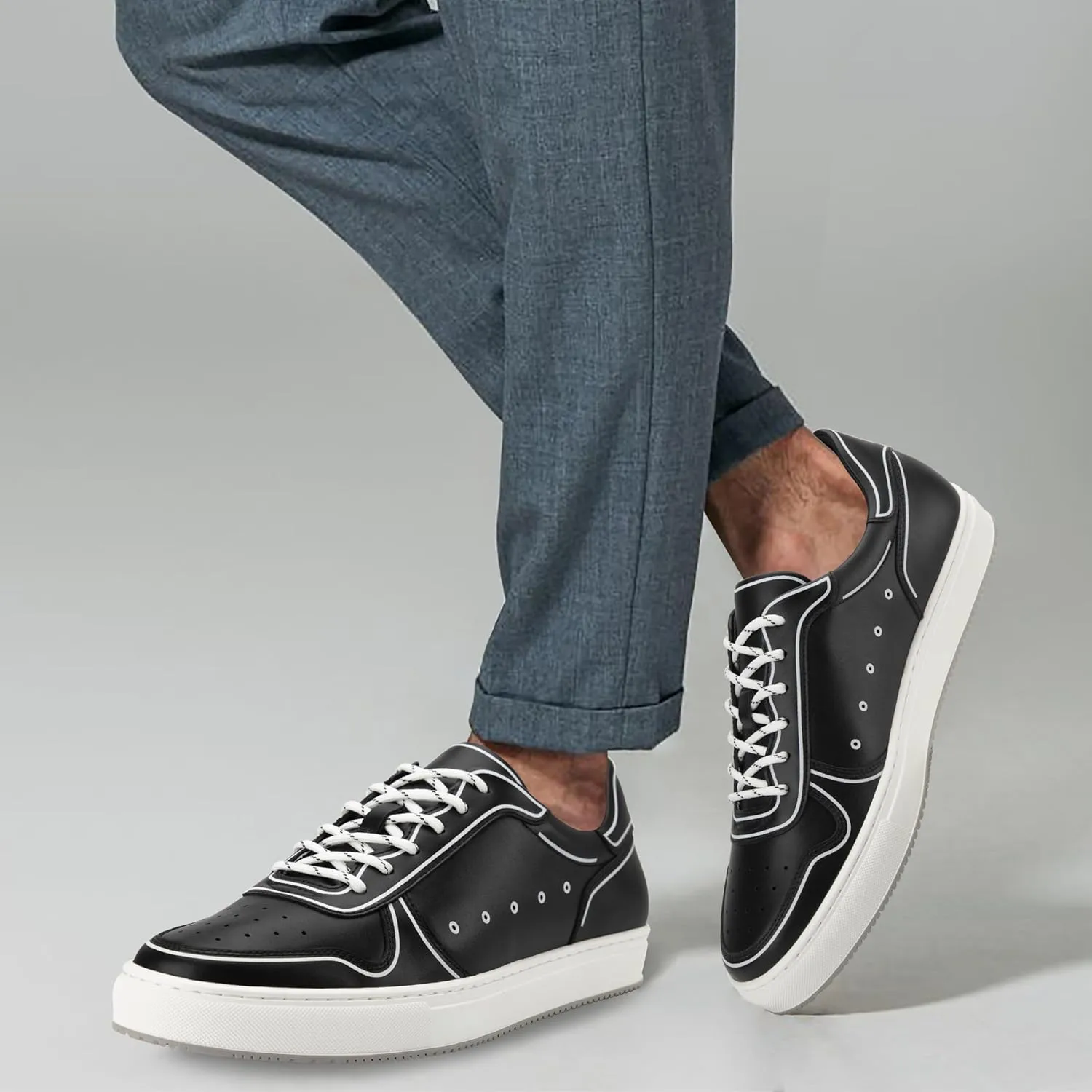 JITAI Mens Fashion Sneakers Shoes Casual Shoes Brand Design Fashion Shoes