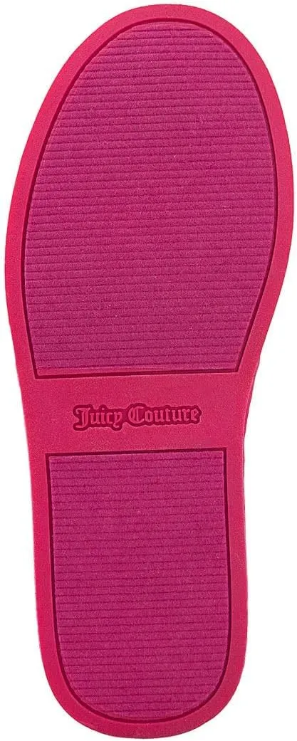 JUICY COUTURE Women's Slip On Winter Snow Boots Warm & Insulated Fur Lining Comfortable Fashion Booties