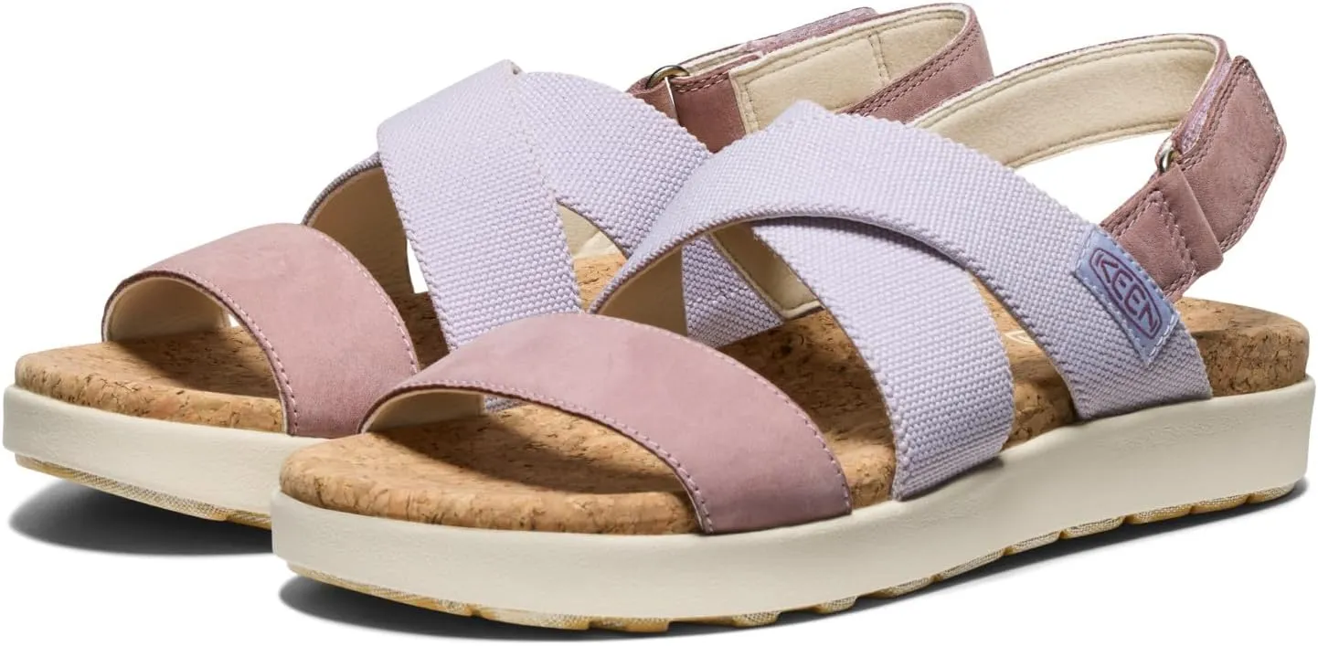 KEEN Womens Elle Criss Cross Premium Comfortable Fashion Casual Wedge
