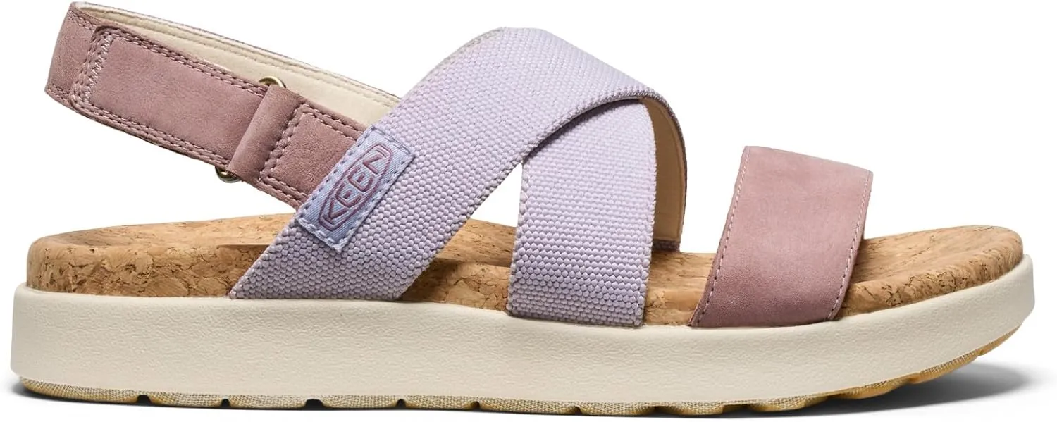 KEEN Womens Elle Criss Cross Premium Comfortable Fashion Casual Wedge