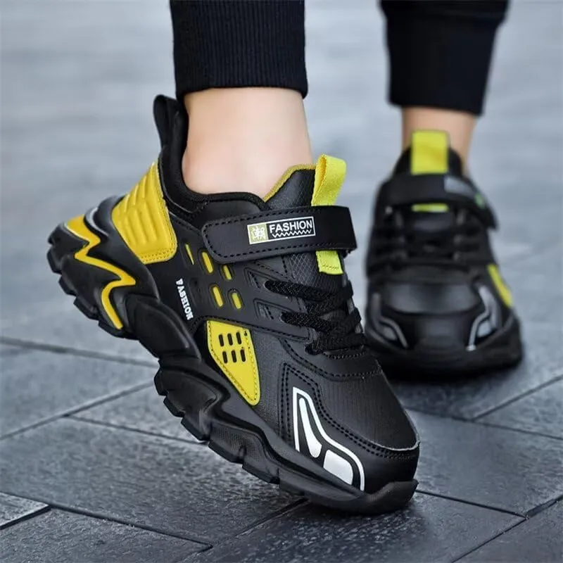 Kids Boy Fashion Comfortable Walking Sneakers for Sport Running Cycling Hiking School