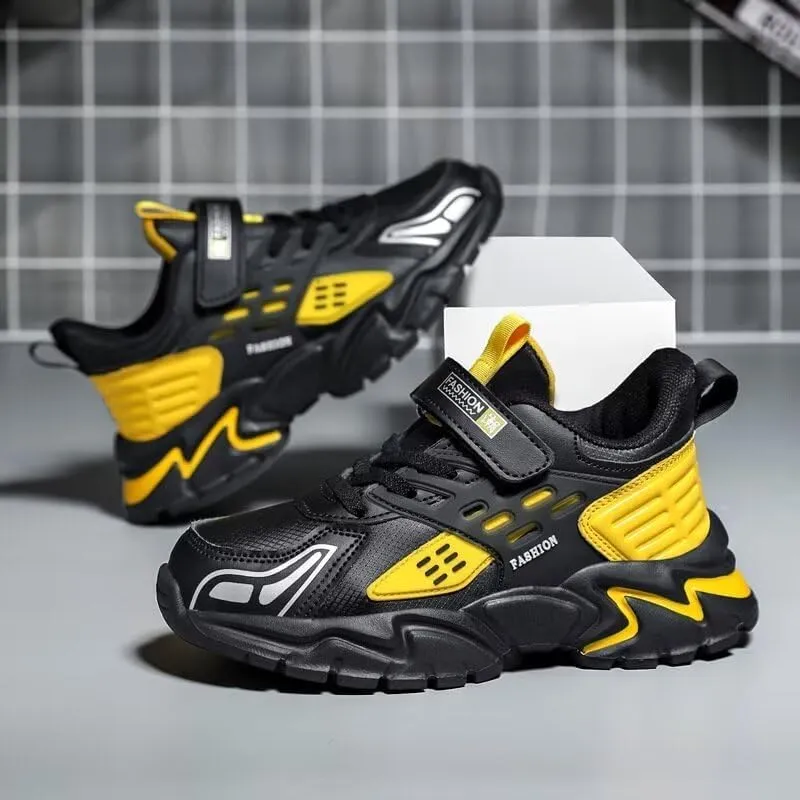 Kids Boy Fashion Comfortable Walking Sneakers for Sport Running Cycling Hiking School