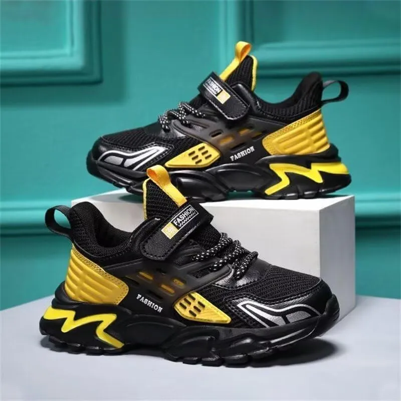 Kids Boy Fashion Comfortable Walking Sneakers for Sport Running Cycling Hiking School