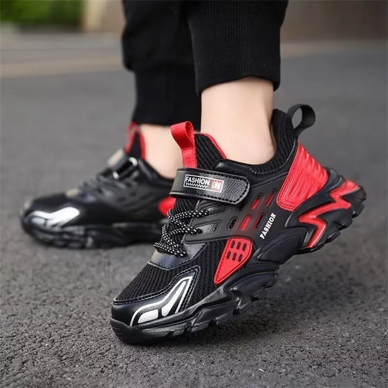 Kids Boy Fashion Comfortable Walking Sneakers for Sport Running Cycling Hiking School