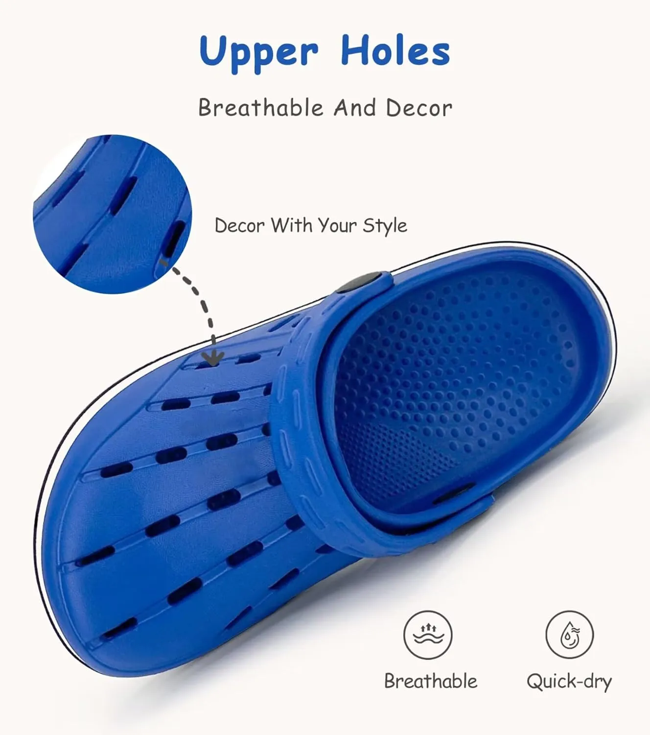 Kids Clogs Girls Boys Garden Clogs Slip on Water Shoes Beach Pool Sandals House Slipper(Toddler/Little Kids/Big Kids)