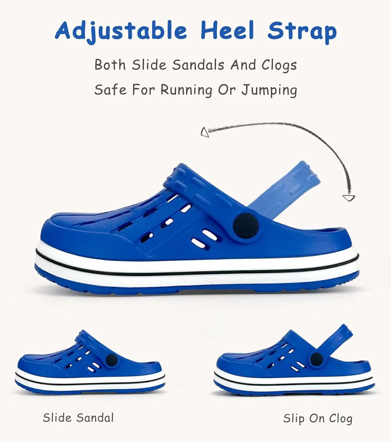 Kids Clogs Girls Boys Garden Clogs Slip on Water Shoes Beach Pool Sandals House Slipper(Toddler/Little Kids/Big Kids)