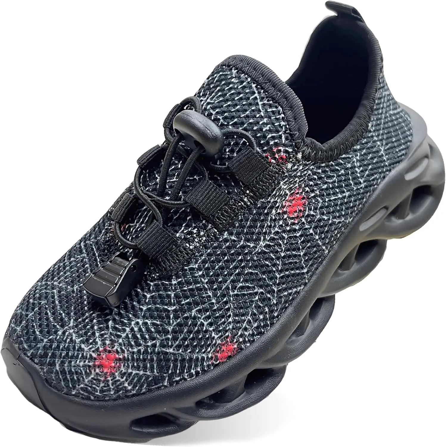 Kids Outdoor Running Shoes, Boys Non-Slip Mesh Lightweight Walking Sneakers, Girls Athletic Sports Tennis Shoes
