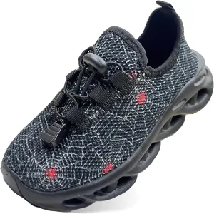 Kids Outdoor Running Shoes, Boys Non-Slip Mesh Lightweight Walking Sneakers, Girls Athletic Sports Tennis Shoes