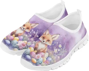 Kids School Running Athletic Shoes Girls Slip On Sneakers for Travel