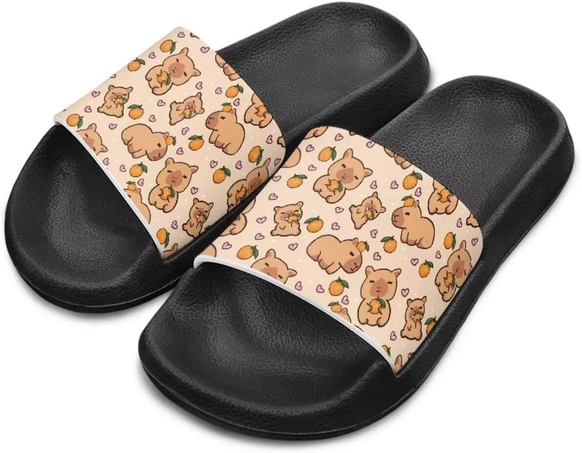 Kids Slides Slipper Anti Slip Open Toe Summer Beach Sandals for Boys Girls Soft and Comfy
