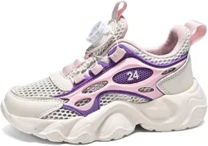 Kids Sneakers Boys Shoes Girls Shoes Arch Support High Elasticity Running Shoes Shock Absorption Wear-Resistant Tennis Shoes Casual Walking Shoes Sport Athletic 12.5~6.5 Sizes