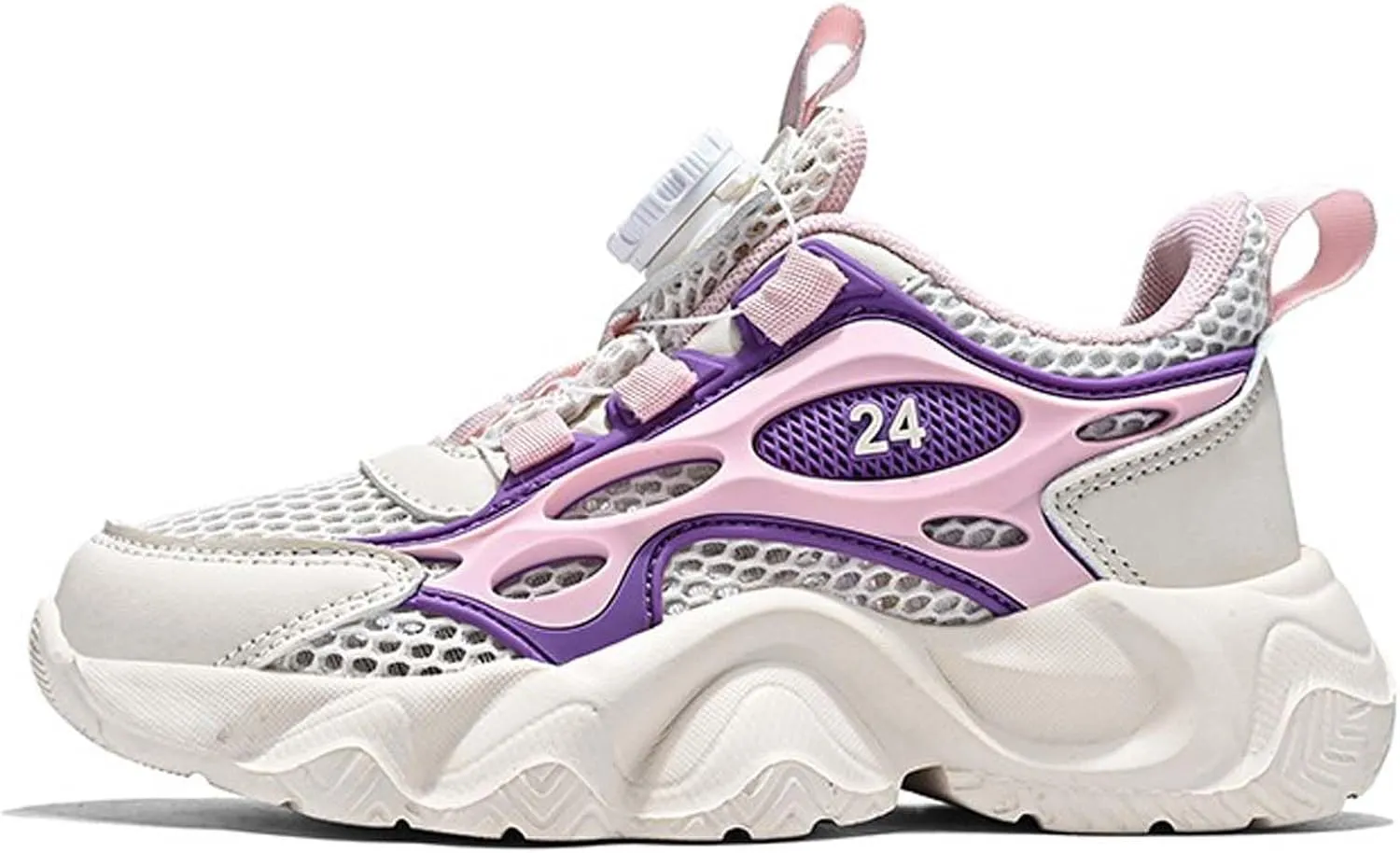 Kids Sneakers Boys Shoes Girls Shoes Arch Support High Elasticity Running Shoes Shock Absorption Wear-Resistant Tennis Shoes Casual Walking Shoes Sport Athletic 12.5~6.5 Sizes