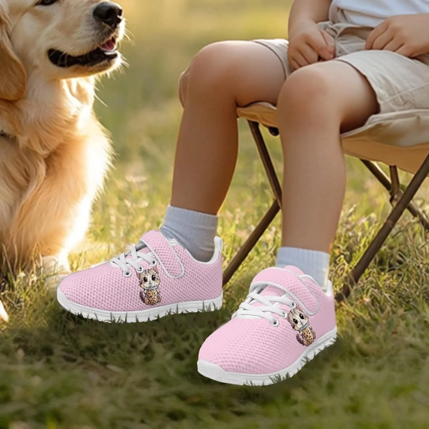 Kids Tennis Shoes Little Girls Sneakers School Shoes Cute Walking Shoes