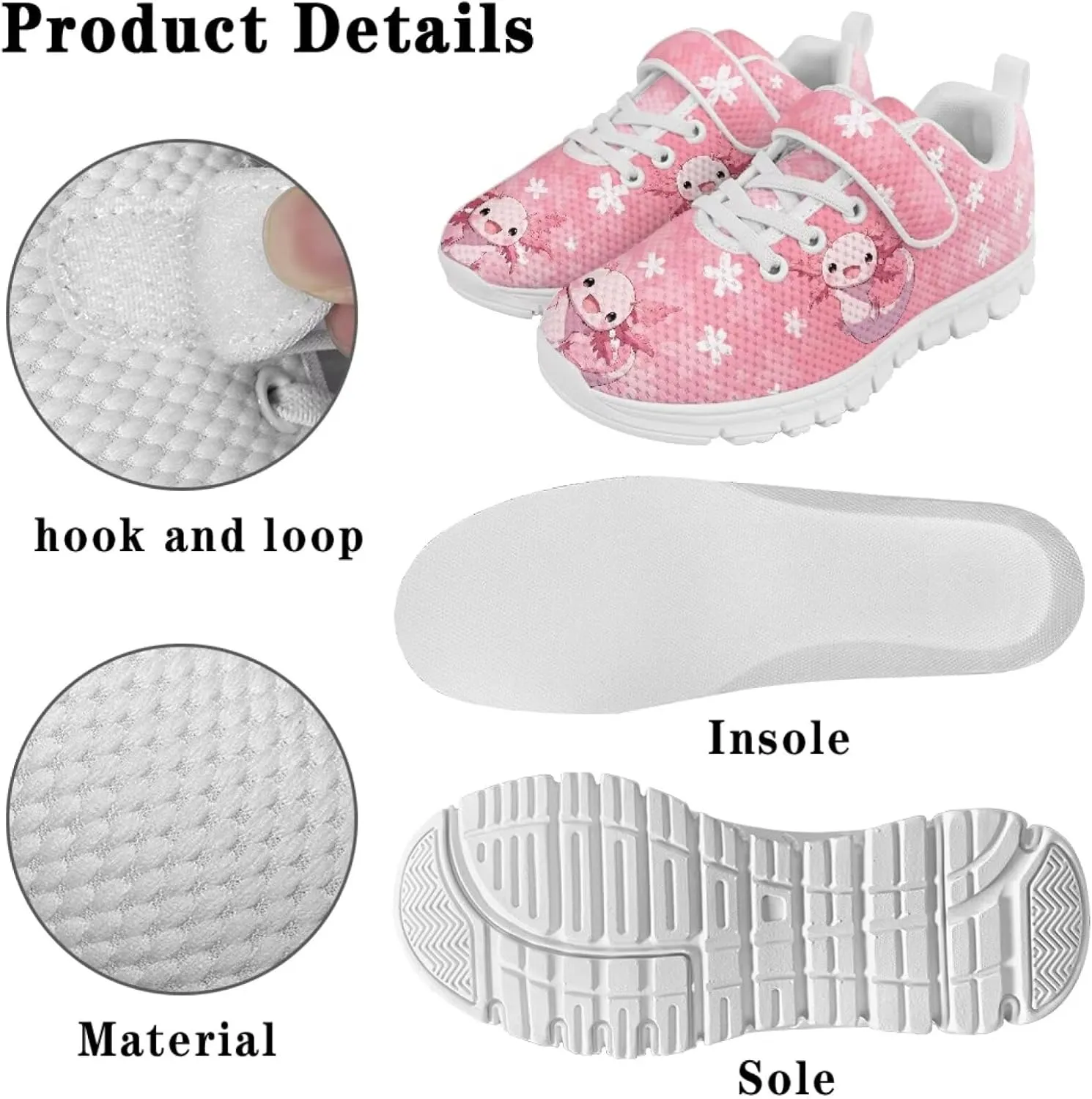 Kids Tennis Shoes School Sneakers for Boys Girls Cute Running Shoes