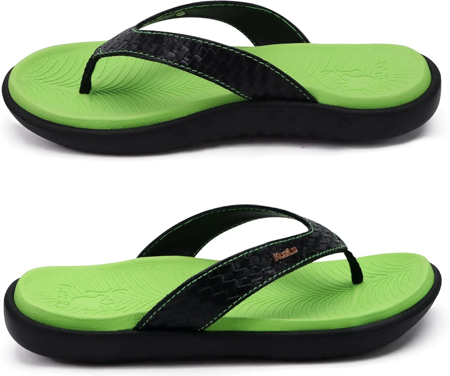 KuaiLu Womens Flip Flops Ladies Yoga Mat Comfortable Walking Thong Sandals With Plantar Fasciitis Arch Support Slip On Indoor Outdoor For Summer