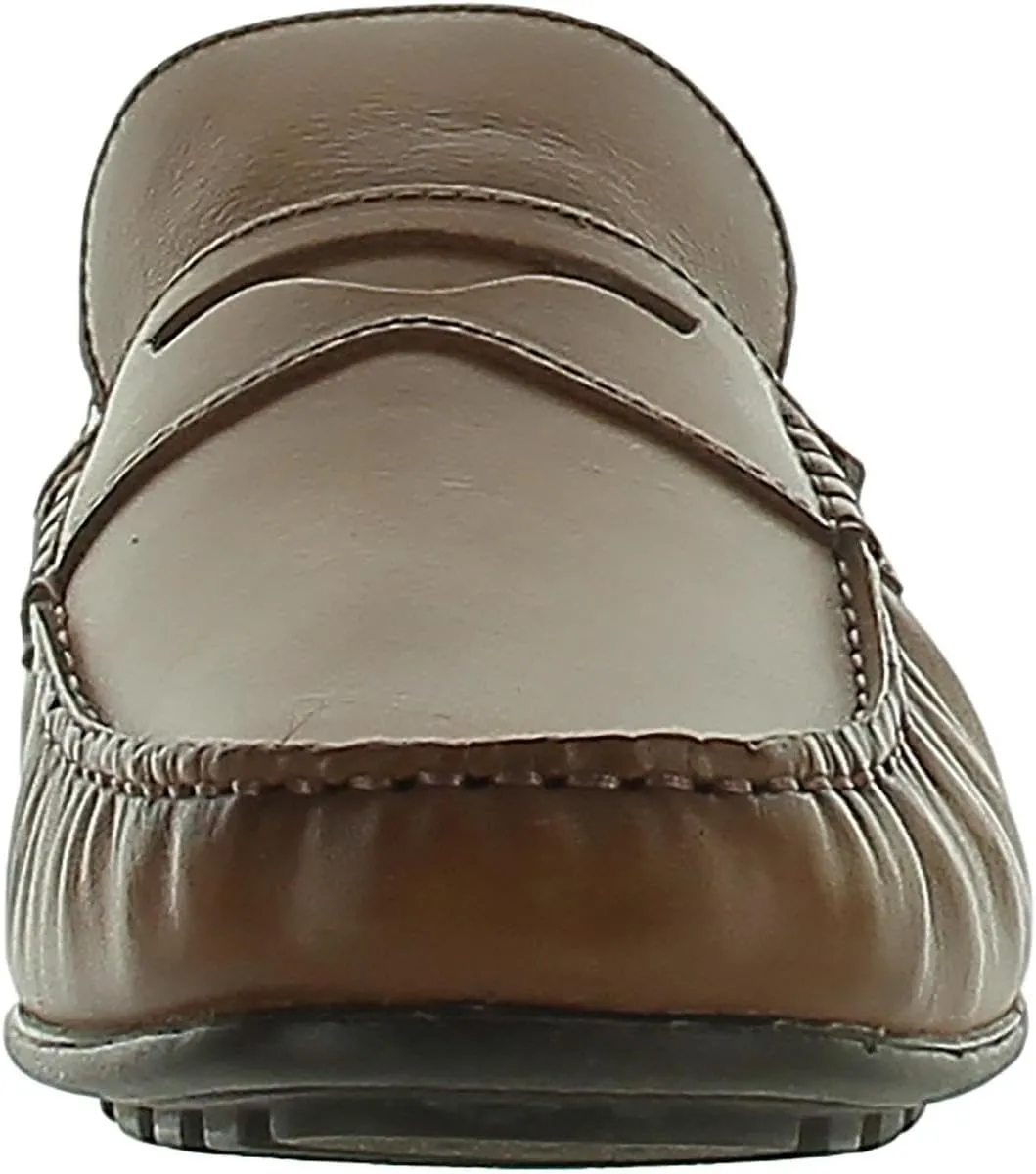 Marc Joseph New York Men's Leather Casual Slip On Penny Loafers
