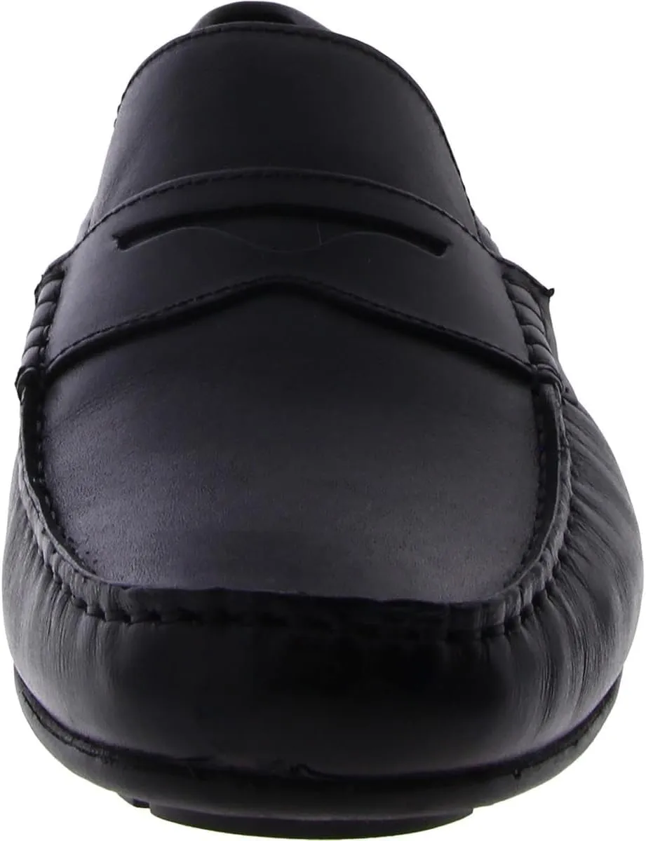 Marc Joseph New York Men's Leather Casual Slip On Penny Loafers