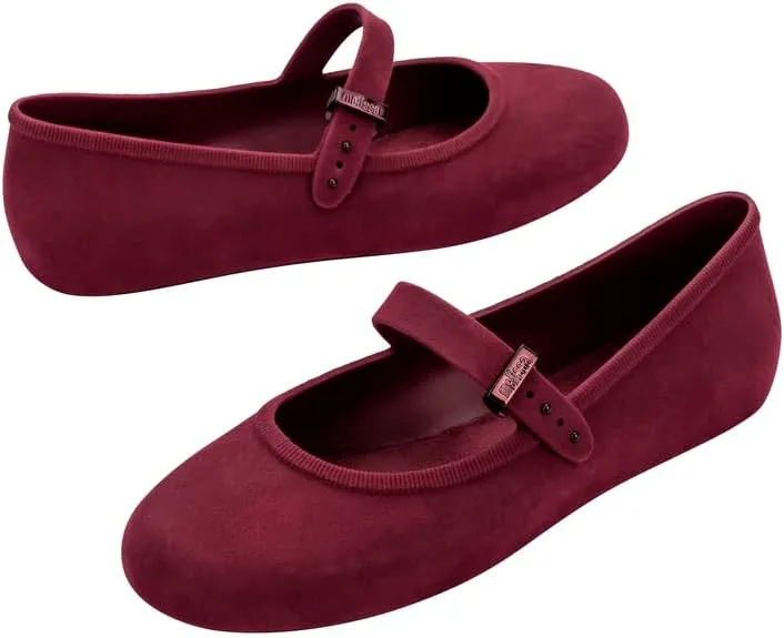 Melissa - Womens Soft Ballerina Velvet Flats