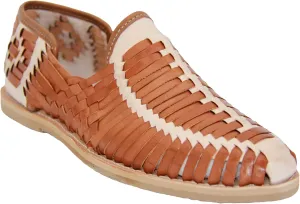 Men's Leather Authentic Mexican Huarache Sandal Closed Toe