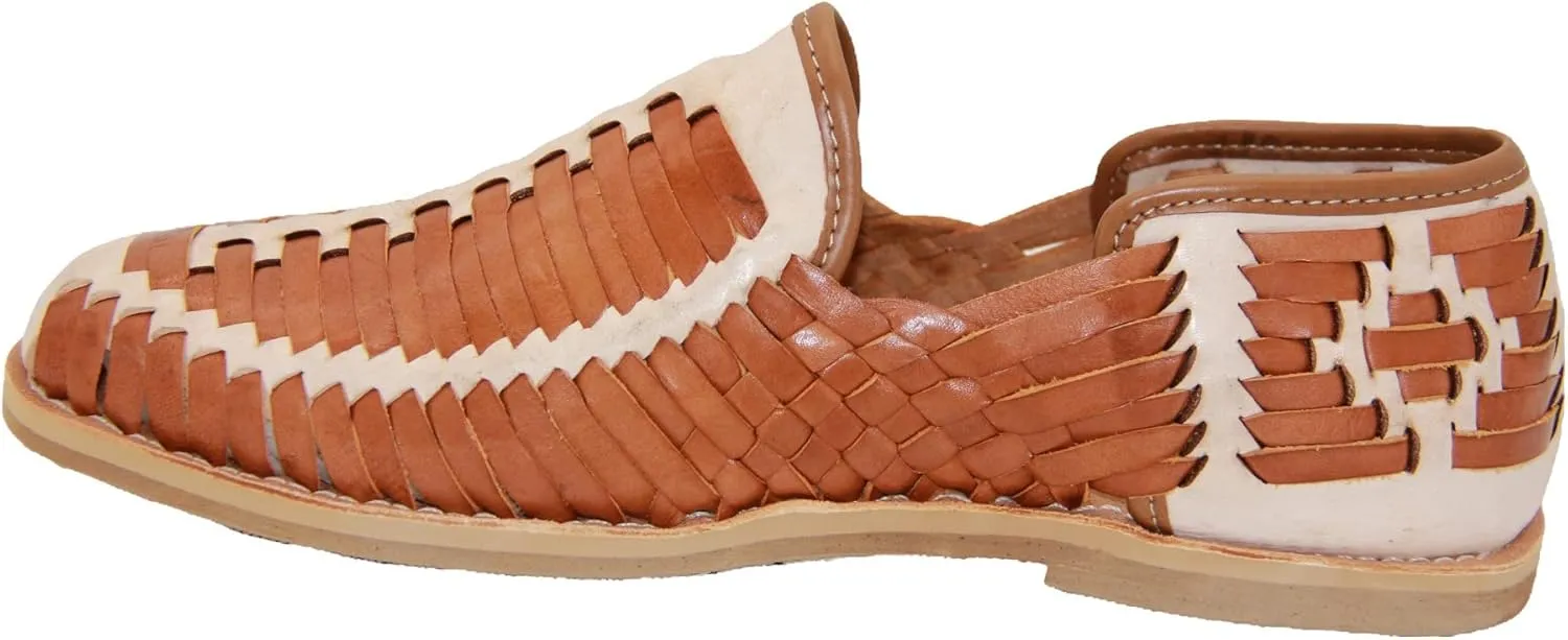 Men's Leather Authentic Mexican Huarache Sandal Closed Toe