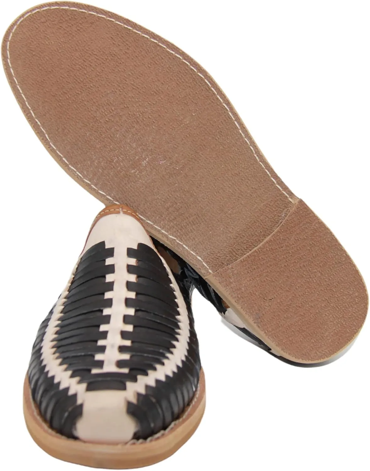 Men's Leather Authentic Mexican Huarache Sandal Closed Toe