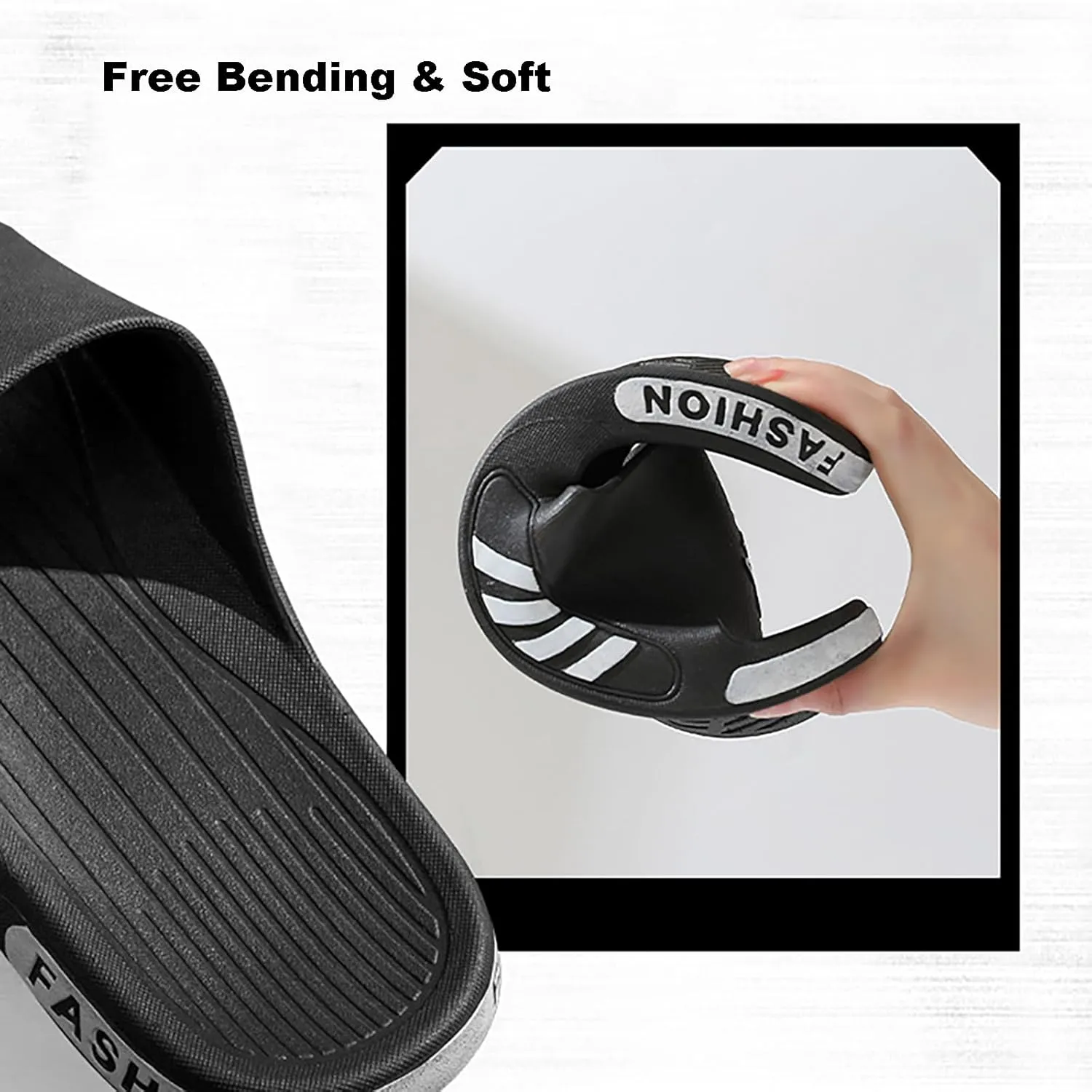 Mens Slippers Outdoor Athletic Sandals Fashion Sport Soft Slides Summer Beach Shoes