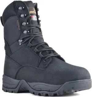Men's Waterproof Military Tactical Boots Lightweight Work Boot Insulated Hunting Boots, 8 Inches Lace-up Outdoor Boots, 400g Thinsulate