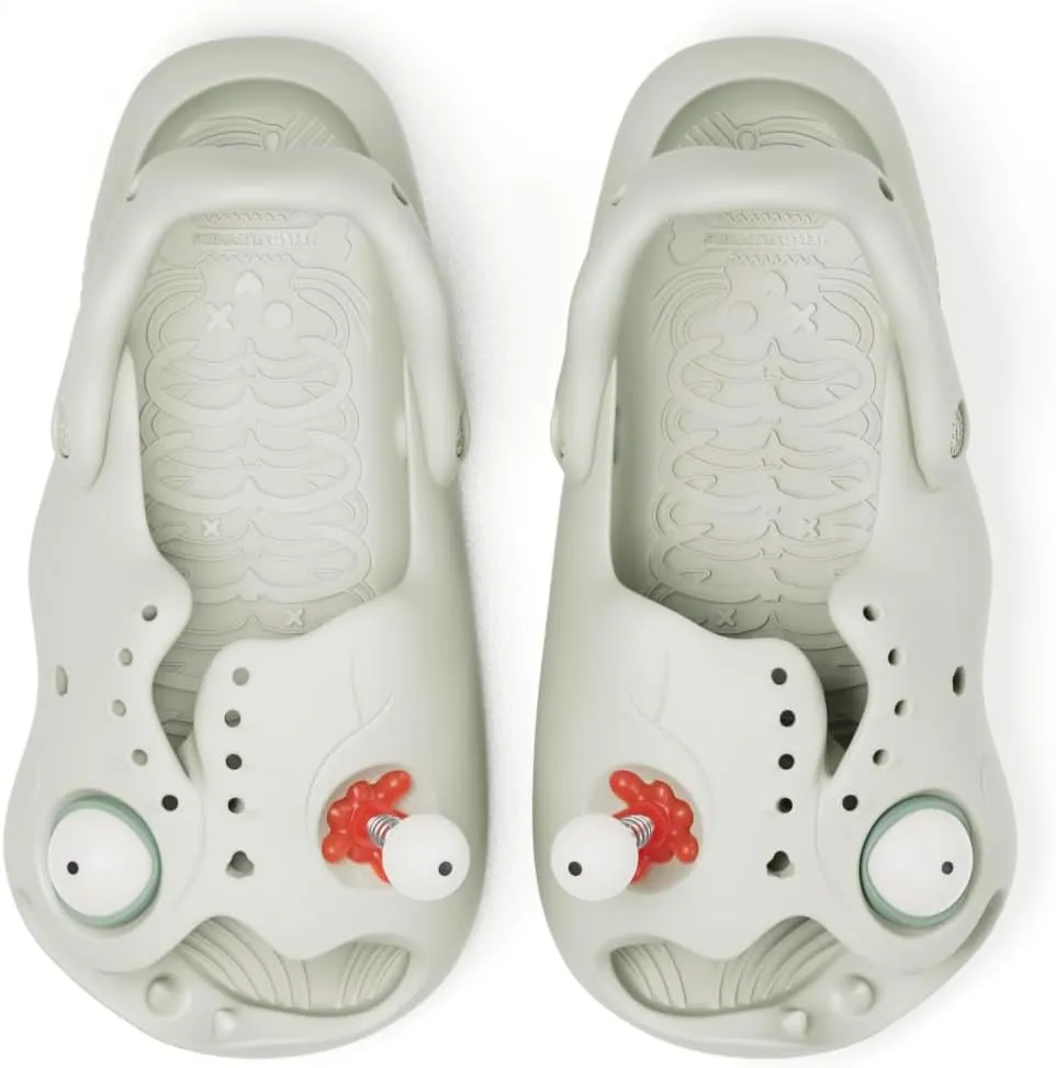 Mr Skully Slides Sandals, Skull Slides. Super Soft Eco-friendly EVA Material Cloud Shoes for Women and Men Indoor & Outdoor