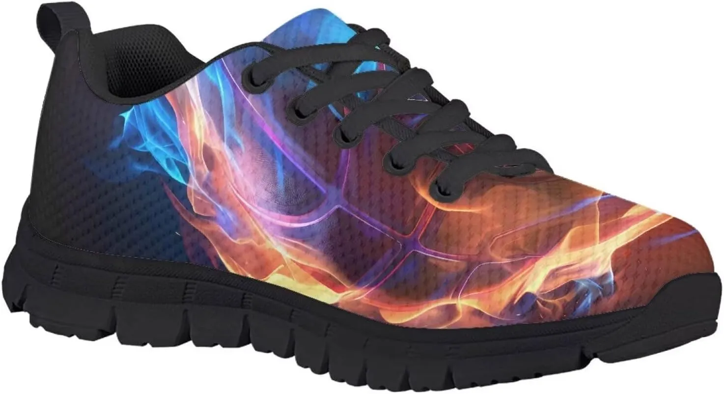 Mumeson Unisex Kids Athletic Running Walking Shoes Breathable Snekers Lace Up Low Top Non Slip Rubber Sole Shoes Size 28-36