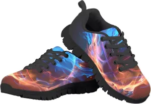 Mumeson Unisex Kids Athletic Running Walking Shoes Breathable Snekers Lace Up Low Top Non Slip Rubber Sole Shoes Size 28-36