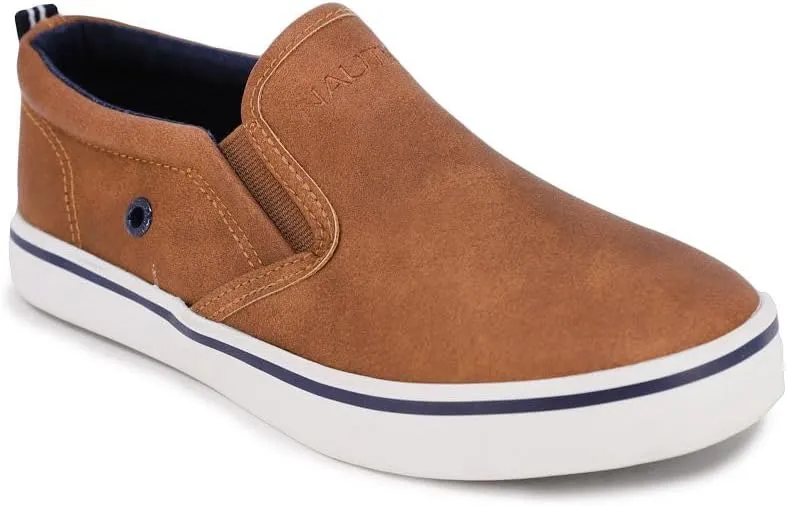 Nautica Kid's Slip-On Casual Shoe Athletic Sneaker - Youth-Toddler Akeley | Boy - Girl | (Big Kid/Little Kid/Toddler)