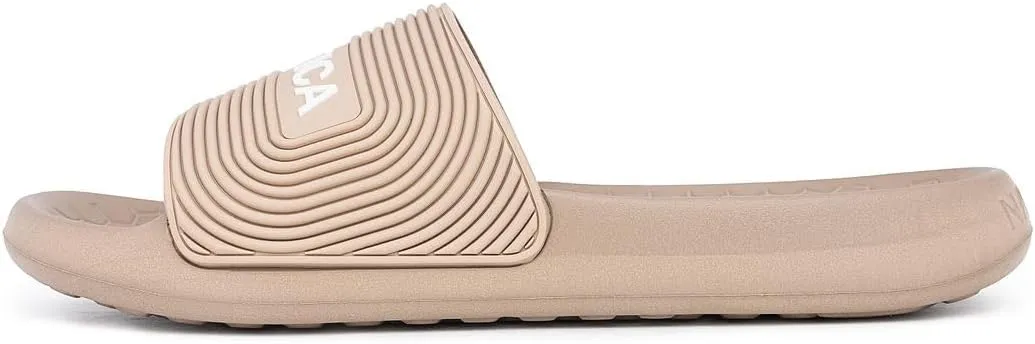 Nautica Men's Slide Sandals – Comfortable Slip-On Pool & Beach Shoes with Cushioned Footbed for Casual Wear