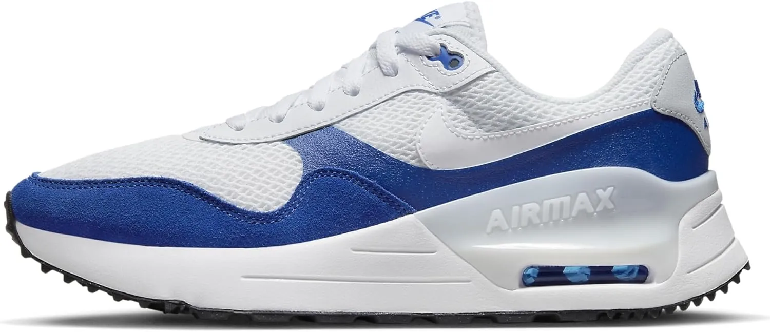 Nike Air Max SYSTM Mens Running Trainers DM9537 Sneakers Shoes (UK 8.5 US 9.5 EU 43, Old Royal White Pure Platinum 400)