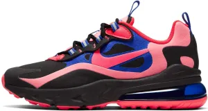 Nike Grade-School Air Max 270 React Black/Flash Crimson-Racer Blue Sneakers 6.5