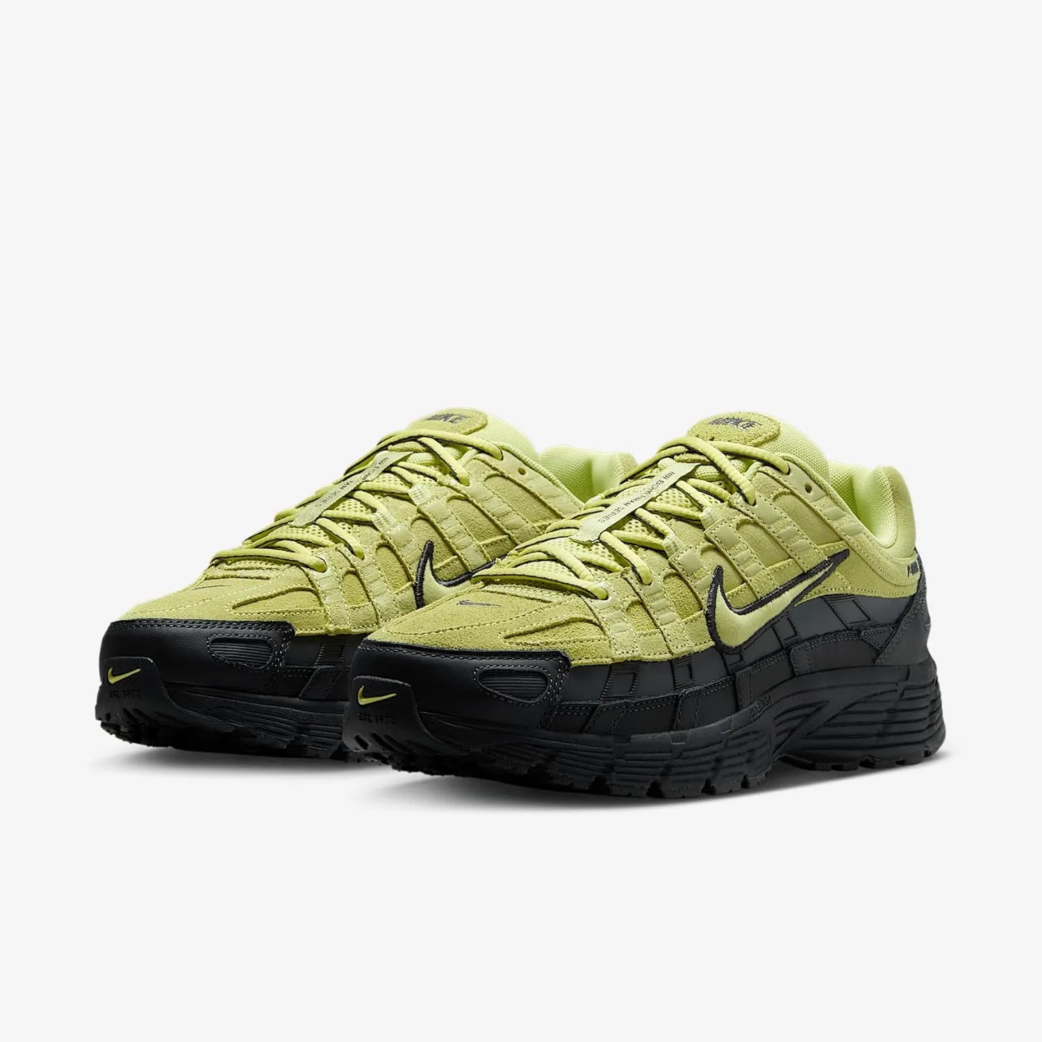 Nike P-6000 PRM Men's Shoes (IF0668-300, Limelight/Dark Smoke Grey/Limelight)