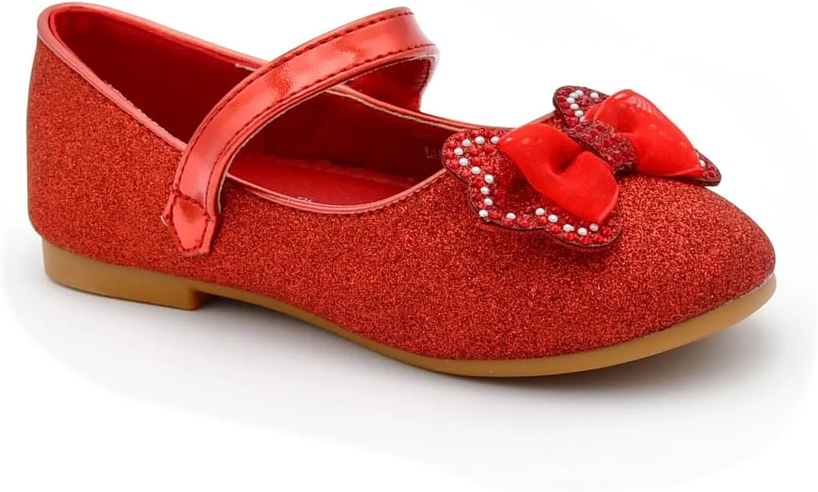 Nova Utopia Toddler Little Girls Ballet Flat Shoes