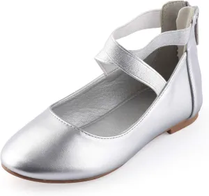 Nova Utopia Toddler Little Girls Dress Ballet Ankle Strap Flat Shoes