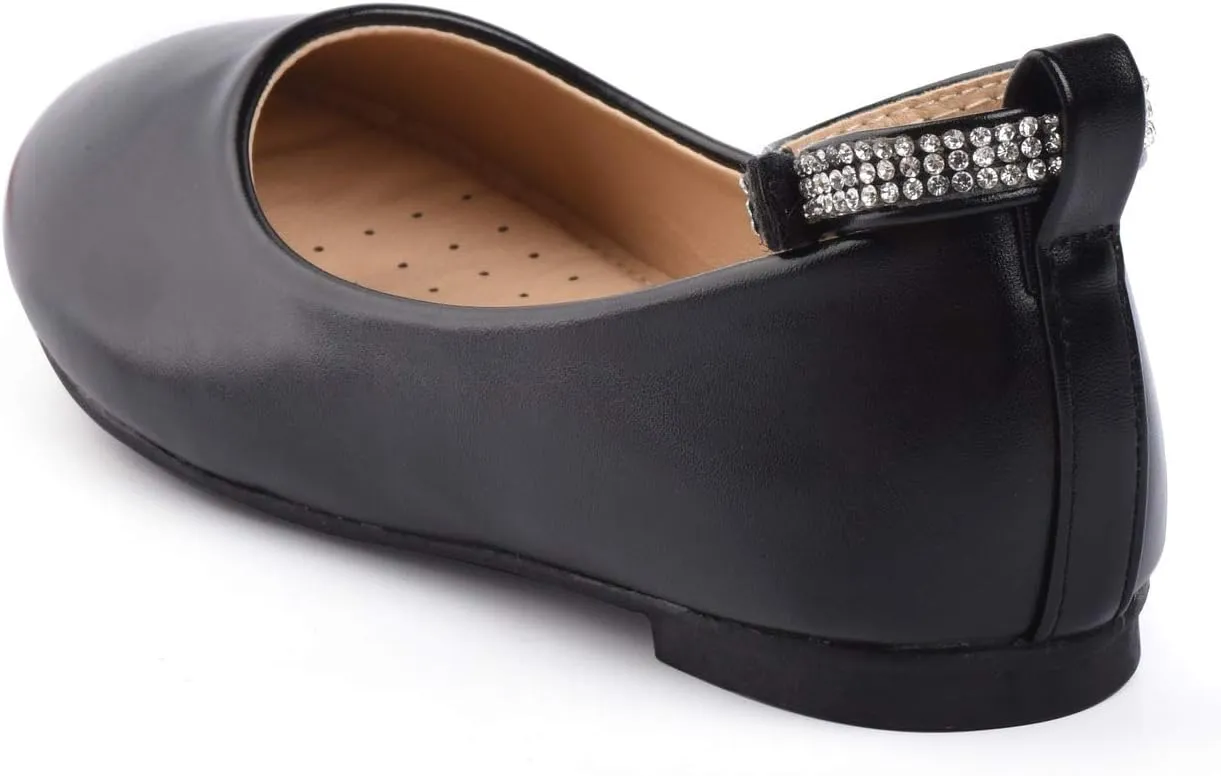 Nova Utopia Toddler Little Girls Dress Ballet Ankle Strap Flat Shoes