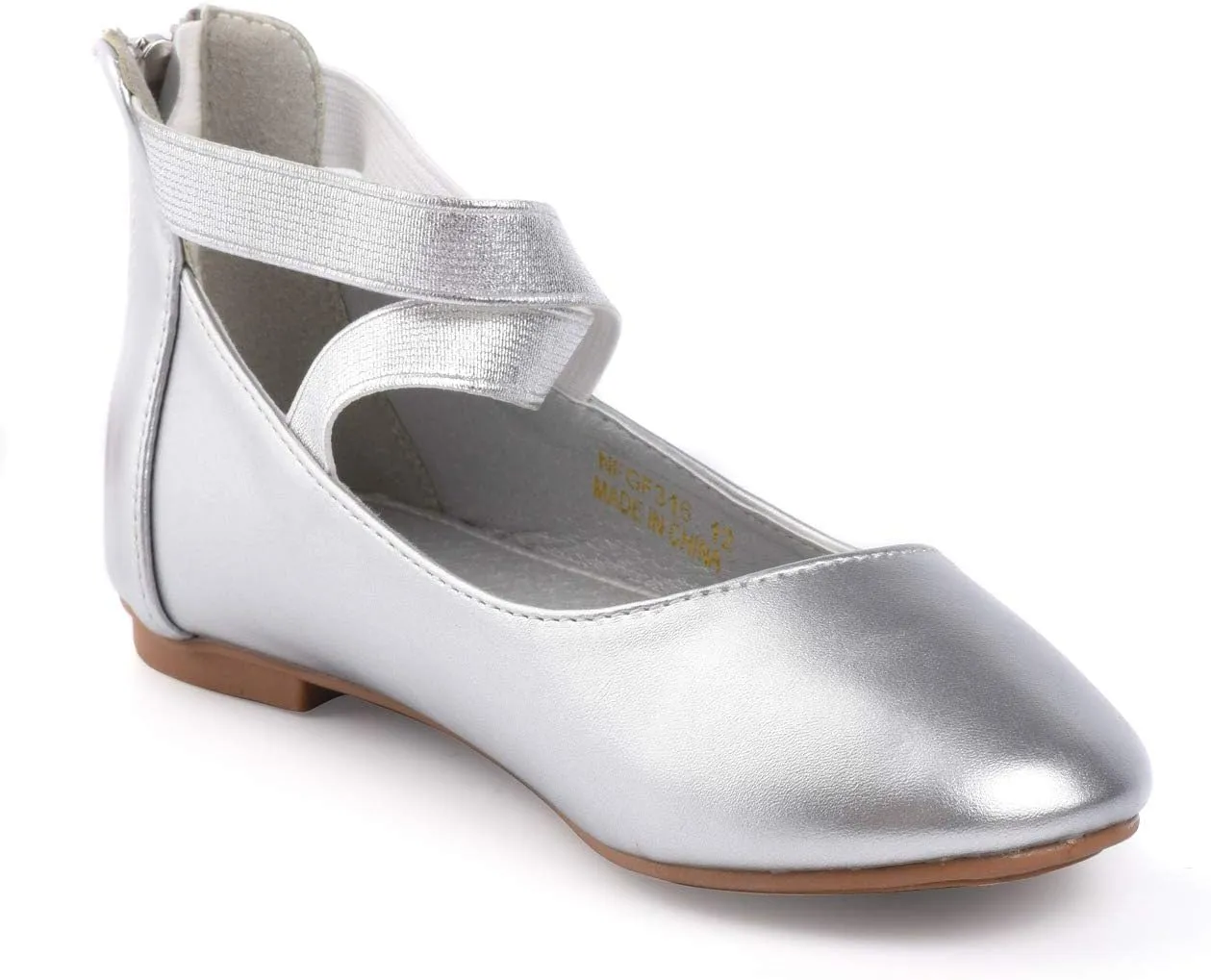 Nova Utopia Toddler Little Girls Dress Ballet Ankle Strap Flat Shoes