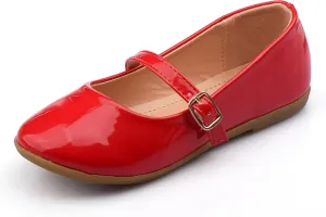 Nova Utopia Toddler Little Girls Dress Ballet Mary Jane Bow Flat Shoes