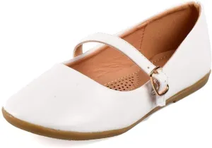 Nova Utopia Toddler Little Girls Dress Ballet Mary Jane Bow Flat Shoes