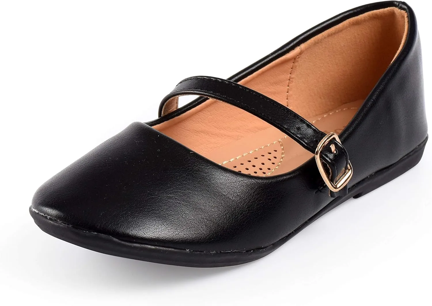 Nova Utopia Toddler Little Girls Dress Ballet Mary Jane Bow Flat Shoes