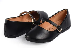 Nova Utopia Toddler Little Girls Dress Ballet Mary Jane Bow Flat Shoes