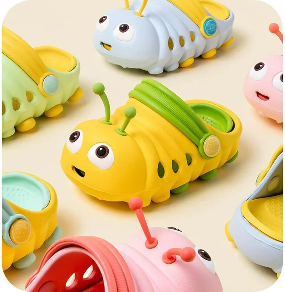 NW Kids Cute Clogs Garden Shoes Toddler Boys Girls Non-Slip Soft EVA Slides Slippers Indoor Outdoor Waterproof Children Water Shower Beach Pool Sandals