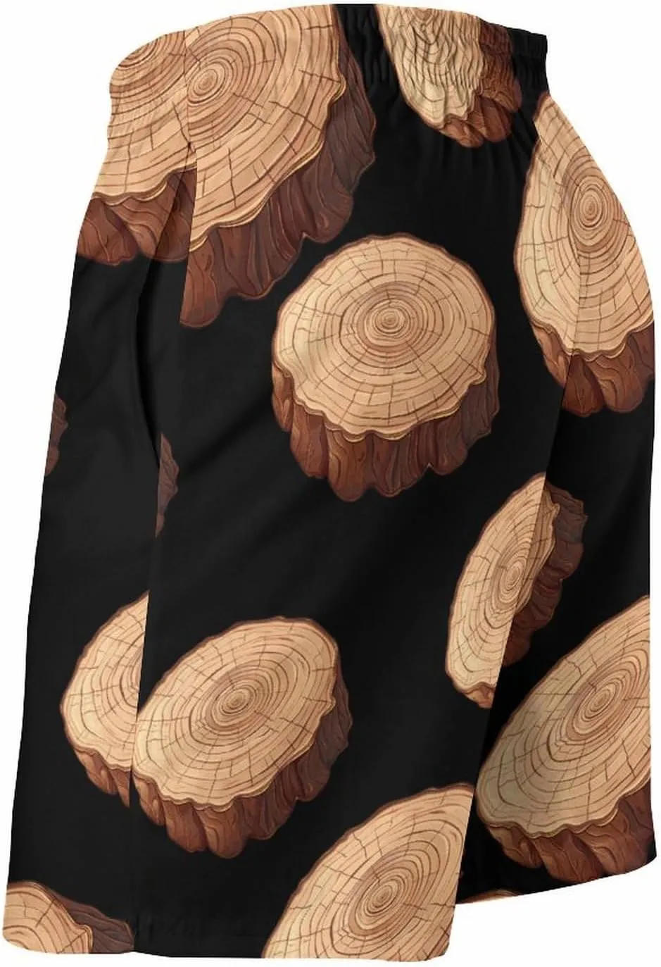 Oak Tree Ring Old Growth Tree Men's Swim Trunks Breathable Bathing Suit Swimming Board Shorts Hawaiian Beach Swimwear