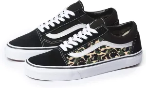 Old Skool Shoes x Bape Camo Custom Handmade Uni-Sex Shoes By Patch Collection